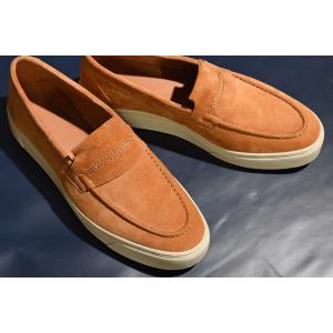 【アウトレット】レザースニーカー / コイン ローファー ブラウン / 牛革 スエード / Vibramソール / レイマー / レミスカ / Kelly / RAYMAR