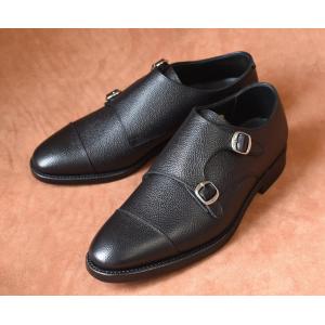 アウトレット】サイドダブルモンクストラップ / ブーツ ネイビー