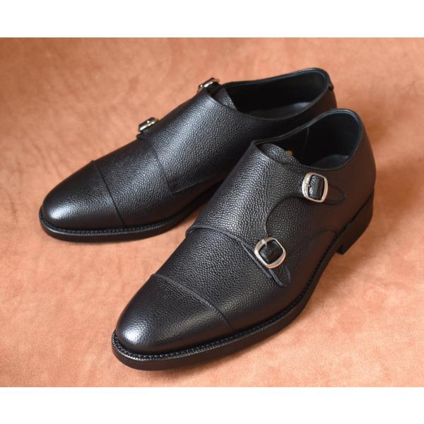 【RAYMAR】TaliaII シボ革ダブルモンクストラップ / Vibramソール /  グッドイ...