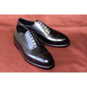 Tony キャップトゥダービー ブラック Annonay社製 Vocalou使用