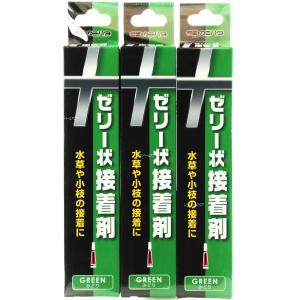 【全国送料360円対応】 カミハタ ゼリー状接着剤 greenみどり 3本入｜rayonvertaqua