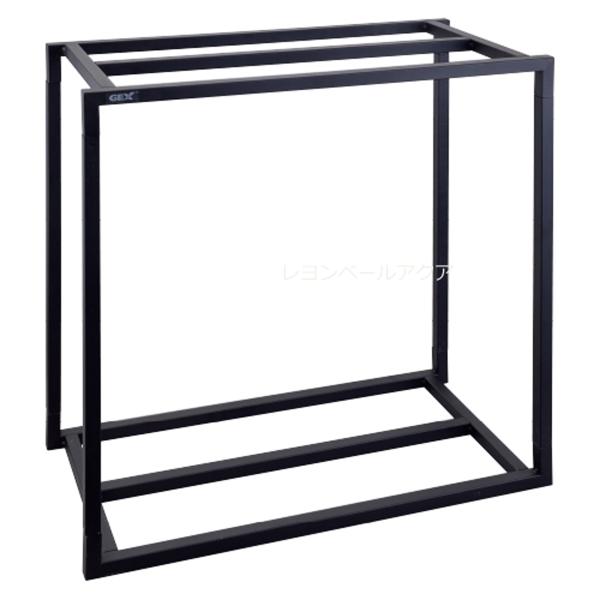 【全国送料無料】 GEX アクアラック スチール600BK 組立2段台 ブラック
