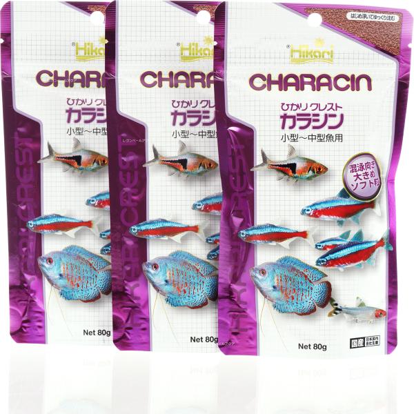 【全国送料無料】 キョーリン ひかりクレスト カラシン 80g ×3袋  まとめ買い