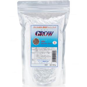 どじょう養殖研究所 GROW グロウ E 沈降性 クランブルタイプ  中型熱帯魚用 500g 徳用 新商品｜レヨンベールアクアYahoo!店