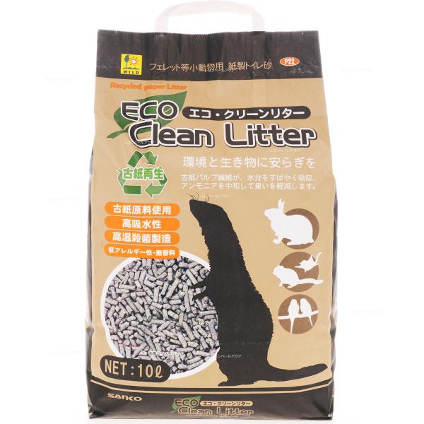 【全国送料無料】 三晃商会 エコクリーンリター10L フェレットなど小動物用