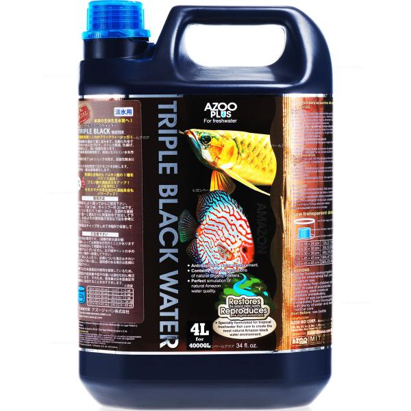 【全国送料無料】 アズージャパン トリプルブラックウォーター4000ml 新商品