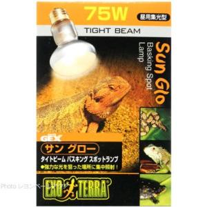 【全国送料無料】 GEX エキゾテラ サングロータイトビームバスキングスポットランプ 75W  昼用...