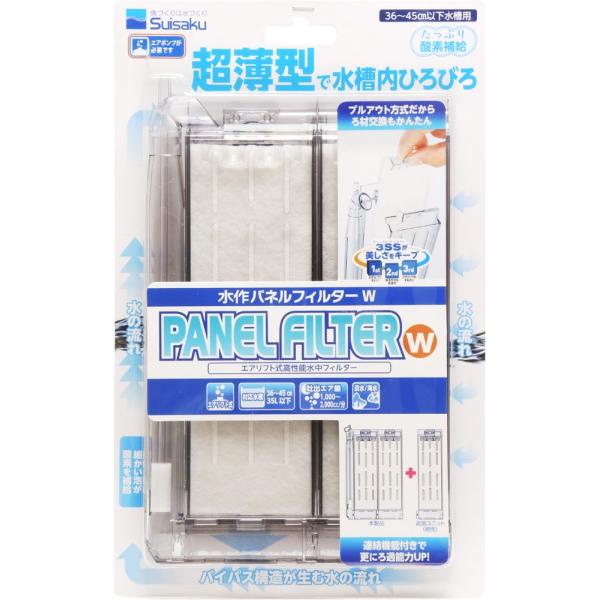 【全国送料無料】 水作 パネルフィルター Wダブルタイプ
