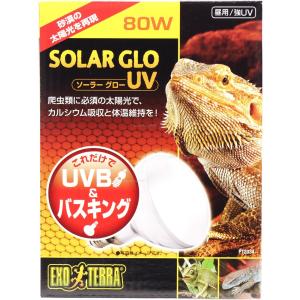 【全国送料無料】 GEX エキゾテラ 昼用/強UV ソーラーグローUV 80W PT2334｜レヨンベールアクアYahoo!店