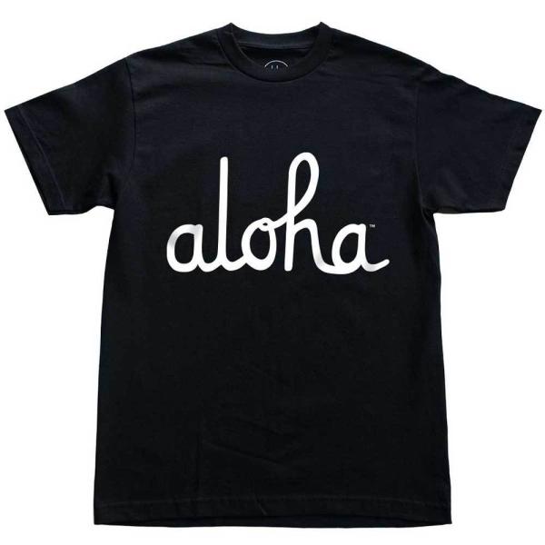 Aloha Army/アロハアーミー Tシャツ Aloha Script Tee (ブラック)