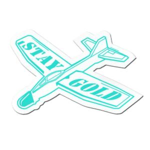 Benny Gold/ベニーゴールド ステッカー Glider Mint Sticker (縦6cm 横8.3cm)