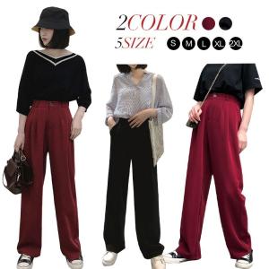 ワインレッド ワイドパンツ レディースファッション の商品一覧 ファッション 通販 Yahoo ショッピング