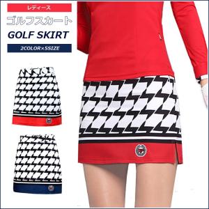 ゴルフスカート レディース  ゴルフウェア 見せパン付き