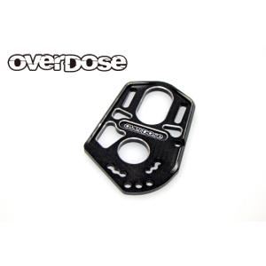 OVER DOSE OD3916 ハイマウントモータープレート(For OD2877/ブラック)