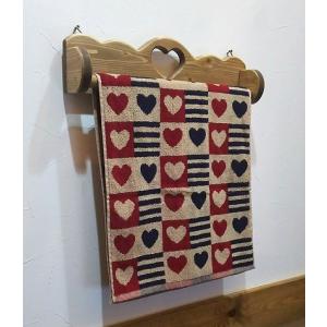 ハートの壁掛け・置き型兼用シェルフ W500×D85×H300mm RSE-19 ハート