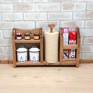 まぁちゃんさま専用ページ♡ カントリーハート　スパイスラック&卓上ダストボックス まぁちゃんさま専用ページ♡ カントリーハート スパイスラック&卓上