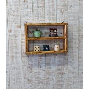 ハートの壁掛け・置き型兼用シェルフ W500×D85×H300mm RSE-19 ハート