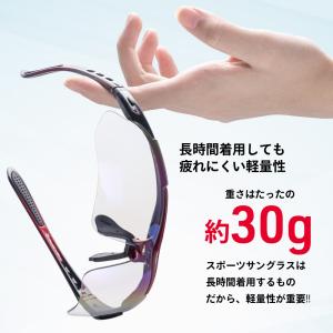 バイク サングラス 調光 レンズ 近視フレーム...の詳細画像4