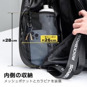 バイク ヘルメット バッグ 15L メットイン...の詳細画像5