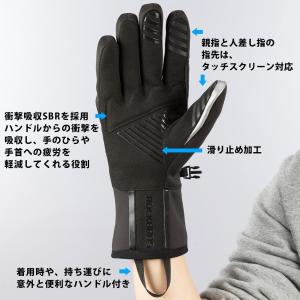 バイク グローブ 手袋 秋冬 ダイヤル調整 微...の詳細画像5