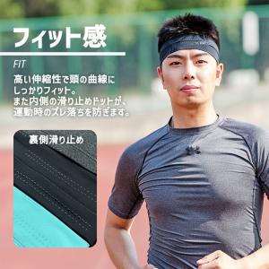 バイク ヘッド バンド ヘア 汗止め メンズ ...の詳細画像4