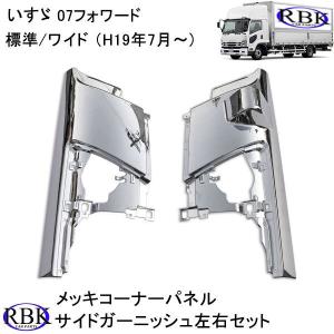 メッキ フェンダー パネル 07 フォワード H19/7~ 標準 ワイド トラック