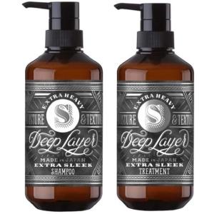 ディープレイヤー　 ヘアケアセット 6点 ポンプ式 Deep Layer（ディープレイヤー） シャンプーExS 500ml トリートメント