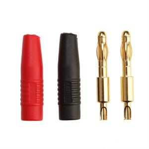 AMASS4mmCHARGESET AMASS純正4mmバナナプラグ　赤黒セット