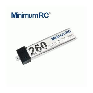 3.7V260mA20C LIPO　MINIMUMRC推奨バッテリー