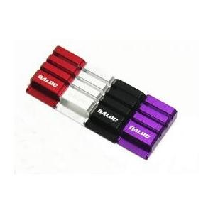 AMPHT-R　DALRC アンプ保護用アルミヒートシンク4個セット　メタリックレッド