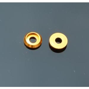 ALCW2.5MG アルミカラーワッッシャー　M2.5　ゴールド　10個入り