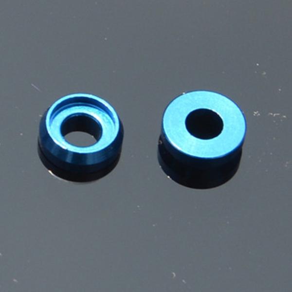 ALCW25BL  アルミカラーワッシャー　M2.5　メタリックブルー　10個入り