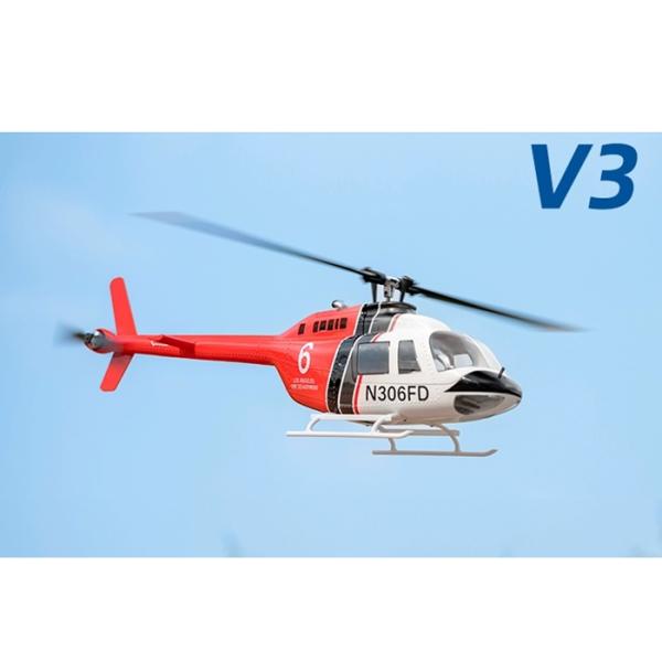 FLYWING社　BELL206V3　電動スケールヘリコプター　★送受信機・充電器バッテリー付フルセ...