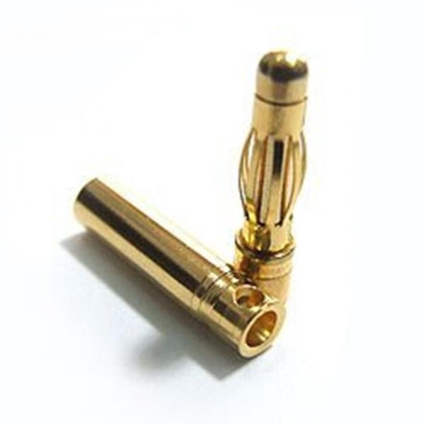 CON401RC  AMASS 4mmゴールドコネクターオスメスセット
