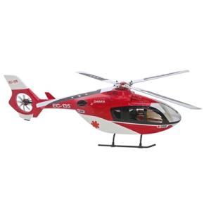 EC135電動スケールヘリコプター　H1GPS付　レッドホワイトバージョン　EC135H1GPSR