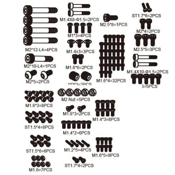 S2用スクリューセット　GT000054