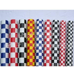 LFCH-BLW　ライトフィルム市松模様青白