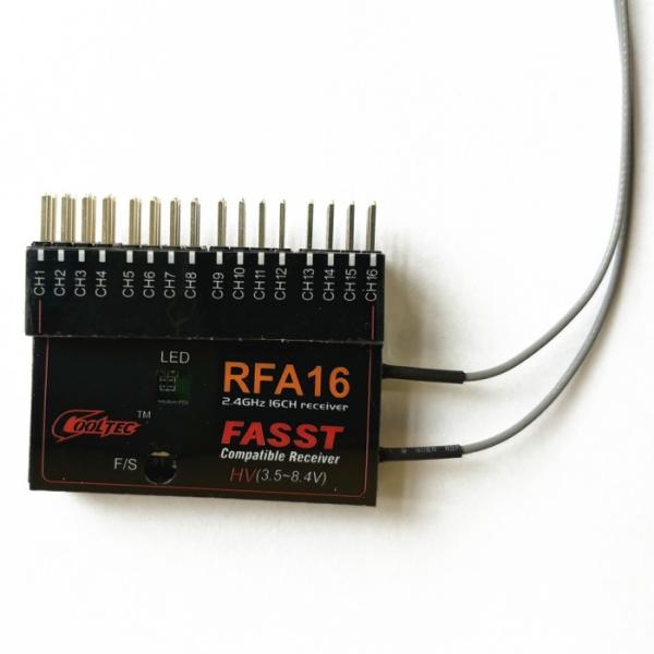 COOLTEC RFA16 16ch　HV対応受信機( FUTABA互換　FASST)