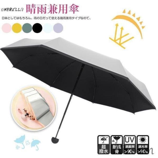 折りたたみ傘 晴雨兼用 5折り 8本骨 男女兼用 自動タイプ レディース 大きい 丈夫 遮光 遮熱 ...
