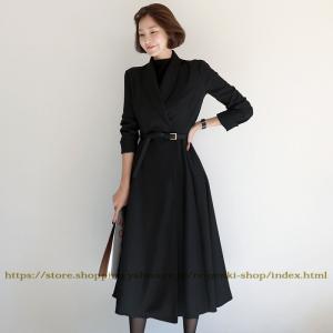 時間限定送料無料 ロング丈ワンピース セレモニースーツ レディース ママ 30代 40代 フォーマルスーツ 卒業式ワンピース シンプル 入園式 OL きいサイズ