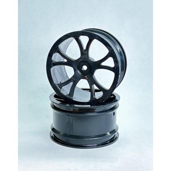 OPTION No.1(オプションNo.1)/10332B/バギー用リヤホイール・2.2インチ（ブラ...