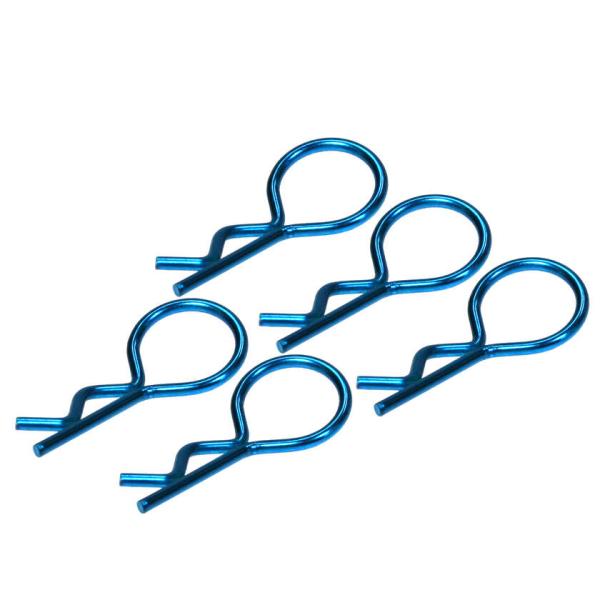 【ネコポス対応】EAGLE(イーグル)/1127M-U-LBL/カラフルボディクリップ 中(5個入)...