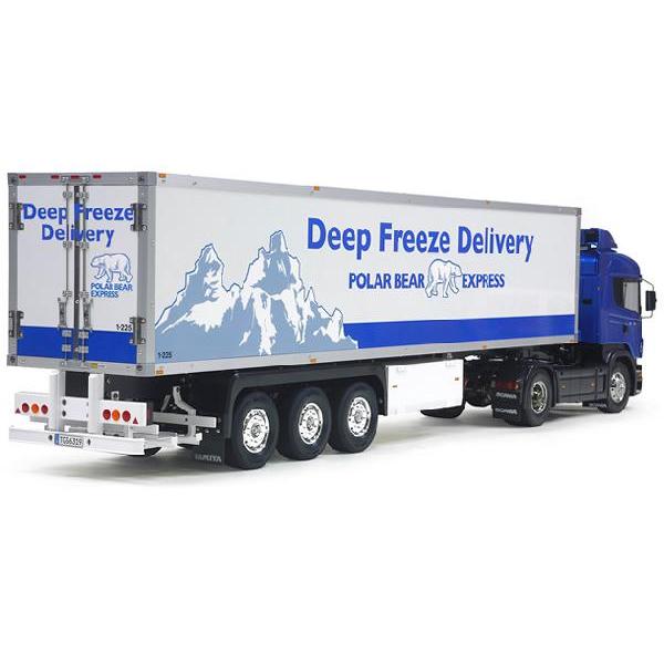 タミヤ /56319/トレーラートラック用 3軸リーファー・セミトレーラー(未組立)