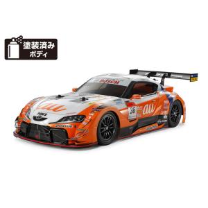 タミヤ(TAMIYA)/58703/TT-02　au TOM'S GR Supra(未組立)塗装済みボディ付(未組立)　※セット内容は画像を確認の上、選択して下さい｜rc-yumekukan