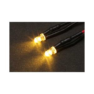 ネコポス対応】ABC HOBBY(ABCホビー)/62685/LED 電球色 3mm 2個入