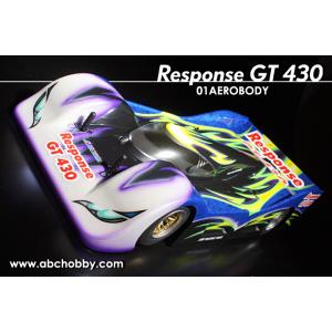 ABCホビー/67054/01エアロボディ　レスポンス　GT430　ボディセット（未塗装/未組立)