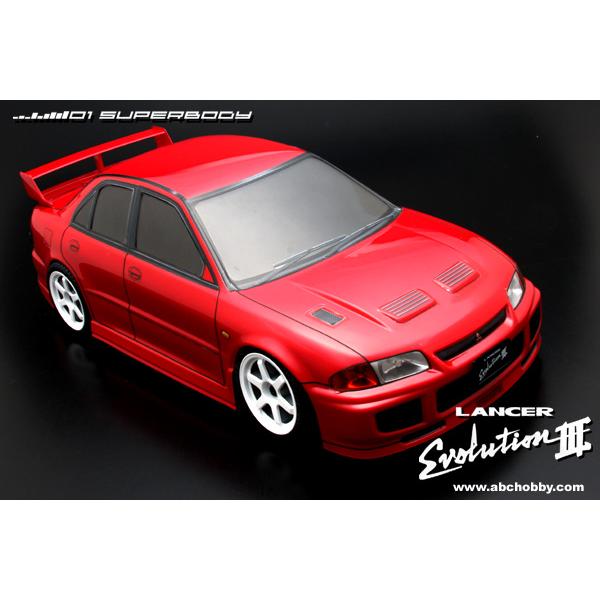 ABCホビー/67092/01スーパーボディ ミツビシ・ランサーエボリューションIII　(未塗装/未...