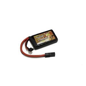 【あすつく】【ネコポス対応】OPTION No.1/GB-0028M/BIG POWER LIPO 1100mAh 7.4V PEQインタイプ(縦34*横59*厚み11.5mm)｜rc-yumekukan