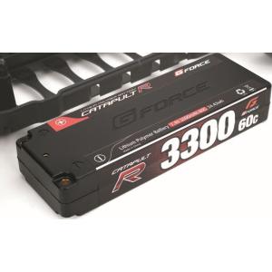 G-FORCE(ジーフォース)/GE012/Catapult R Lipoバッテリー 7.4V 3300mAh 60C(カタパルトRリポ)