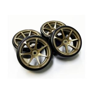 TOPLINE/HD-031BR/ホイルはめ込み済みドリフトタイヤ4個入